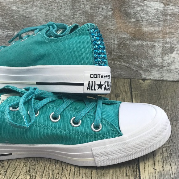 Converse Shoes - Converse&Crystal Shield Canvas OX Aegean Aqua W